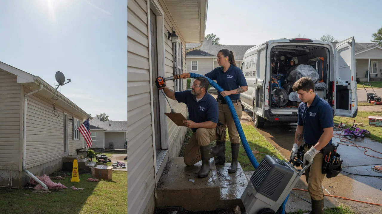 Ceiling Water Damage Restoration in Hockley, TX near me